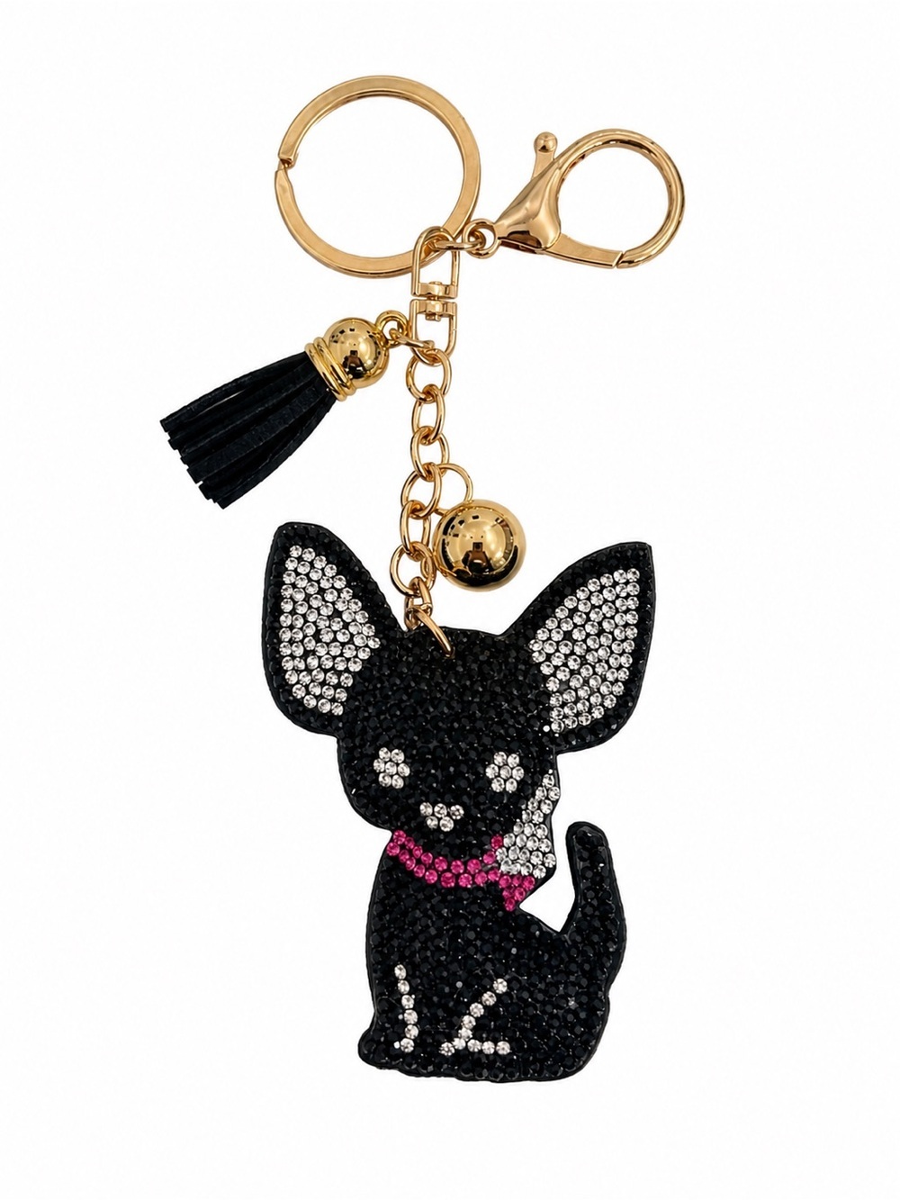 Chihuahua Dog bag charm Keychain purse charm - Picture 2 of 5